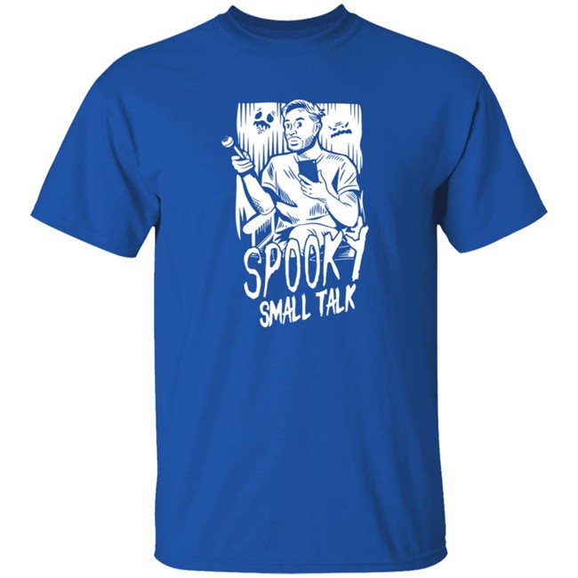 Gianthugs Merch WATCHER ENTERTAINMENT Spooky Small Talk - The Host GLOWS IN THE DARK Shirt Gianthugs Merch WATCHER ENTERTAINMENT Spooky Small Talk - The Host GLOWS IN THE DARK Shirt