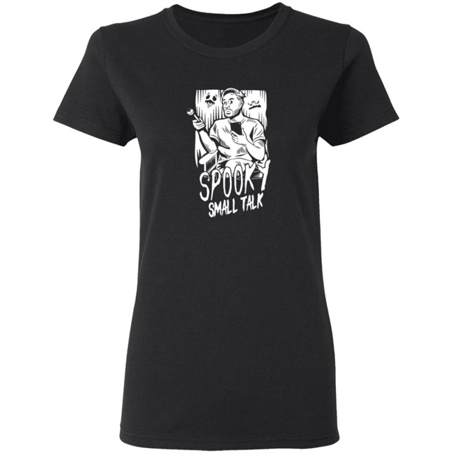 Gianthugs Merch WATCHER ENTERTAINMENT Spooky Small Talk - The Host GLOWS IN THE DARK Shirt Gianthugs Merch WATCHER ENTERTAINMENT Spooky Small Talk - The Host GLOWS IN THE DARK Shirt