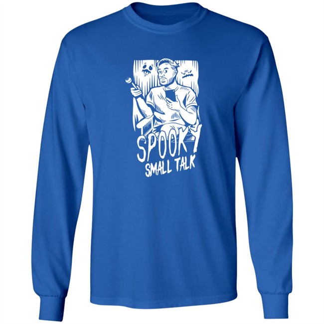 Gianthugs Merch WATCHER ENTERTAINMENT Spooky Small Talk - The Host GLOWS IN THE DARK Shirt Gianthugs Merch WATCHER ENTERTAINMENT Spooky Small Talk - The Host GLOWS IN THE DARK Shirt
