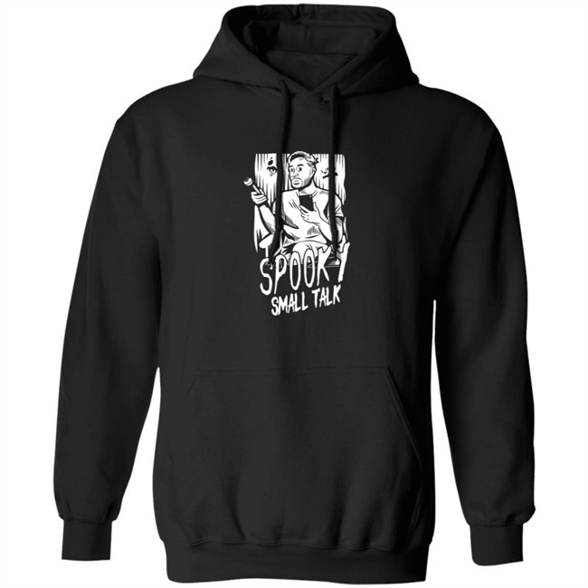 Gianthugs Merch WATCHER ENTERTAINMENT Spooky Small Talk - The Host GLOWS IN THE DARK Shirt Gianthugs Merch WATCHER ENTERTAINMENT Spooky Small Talk - The Host GLOWS IN THE DARK Shirt