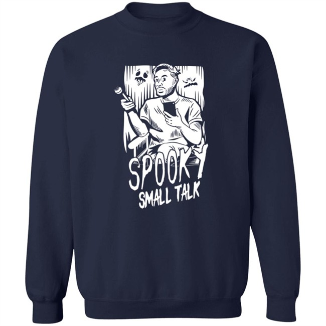 Gianthugs Merch WATCHER ENTERTAINMENT Spooky Small Talk - The Host GLOWS IN THE DARK Shirt Gianthugs Merch WATCHER ENTERTAINMENT Spooky Small Talk - The Host GLOWS IN THE DARK Shirt