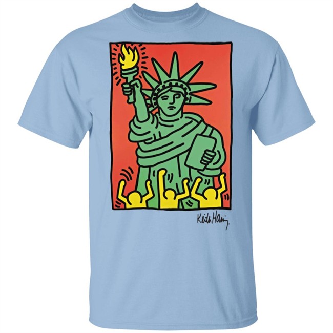 Keith Haring Shirt Poshmark Keith Haring Statue of Liberty Tee White shirt
