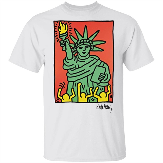 Keith Haring Shirt Poshmark Keith Haring Statue of Liberty Tee White shirt Keith Haring Shirt Poshmark Keith Haring Statue of Liberty Tee White shirt