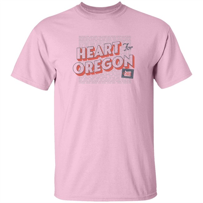 Portland Gear Merch Heart For Oregon Charty Shirt Portland Gear Merch Heart For Oregon Charty Shirt