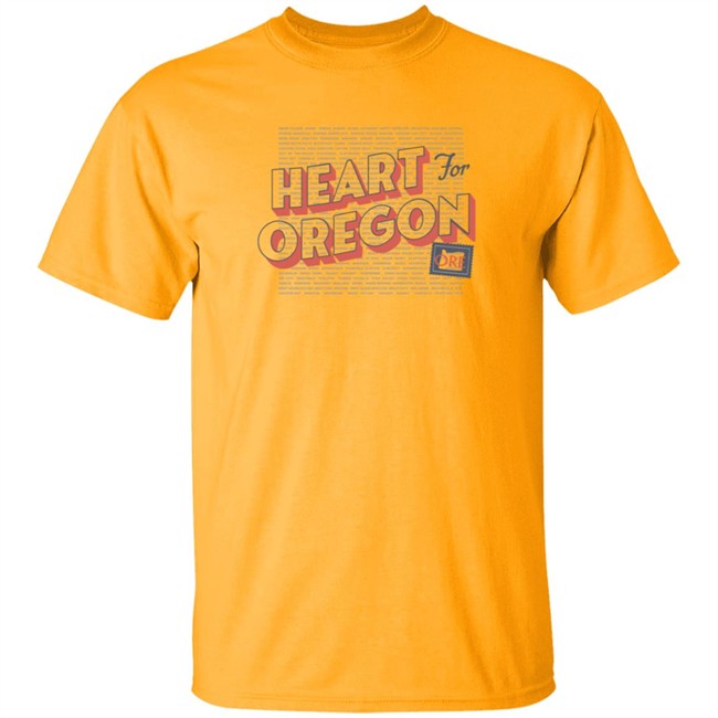 Portland Gear Merch Heart For Oregon Charty Shirt Portland Gear Merch Heart For Oregon Charty Shirt