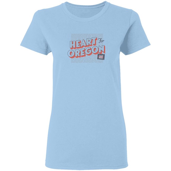 Portland Gear Merch Heart For Oregon Charty Shirt Portland Gear Merch Heart For Oregon Charty Shirt