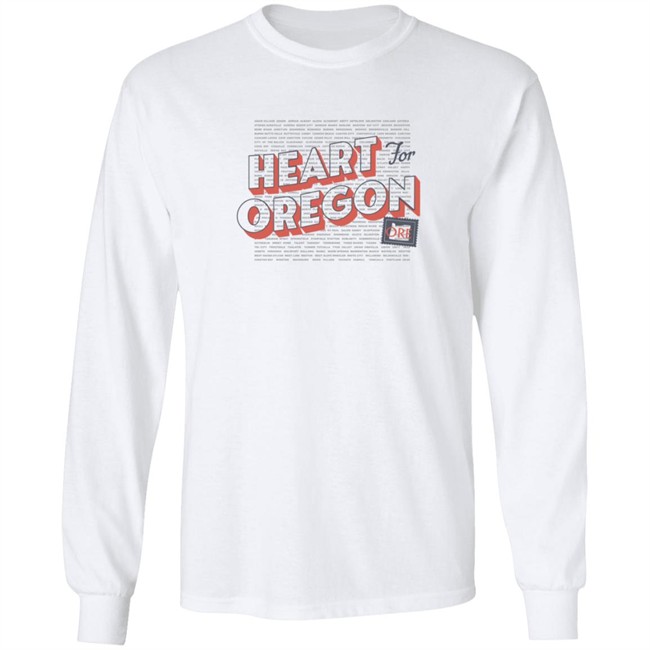 Portland Gear Merch Heart For Oregon Charty Shirt Portland Gear Merch Heart For Oregon Charty Shirt