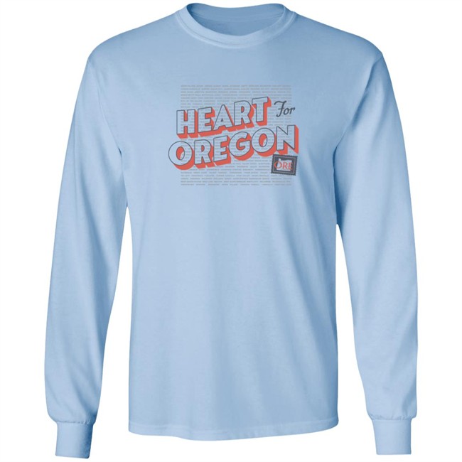 Portland Gear Merch Heart For Oregon Charty Shirt Portland Gear Merch Heart For Oregon Charty Shirt