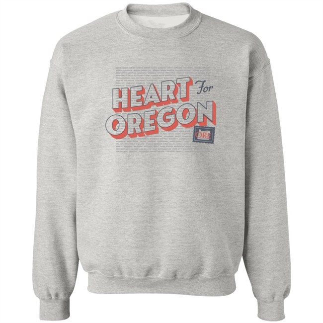 Portland Gear Merch Heart For Oregon Charty Shirt Portland Gear Merch Heart For Oregon Charty Shirt