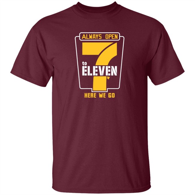 Chase Claypool Ben Roethlisberger Always Open 7 To Eleven Here We Go BreakingT Shirt Chase Claypool Ben Roethlisberger Always Open 7 To Eleven Here We Go BreakingT Shirt