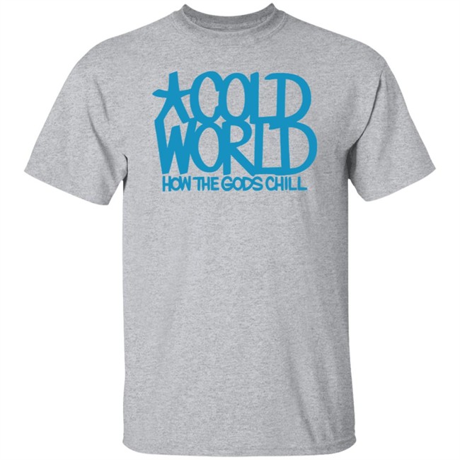 Cold World Htgc Logo Deathwish Inc T Shirt Deathwish Inc. T Shirts Cold World How The Gods Chill Logo T Shirt Cold World Htgc Logo Deathwish Inc T Shirt Deathwish Inc. T Shirts Cold World How The Gods Chill Logo T Shirt