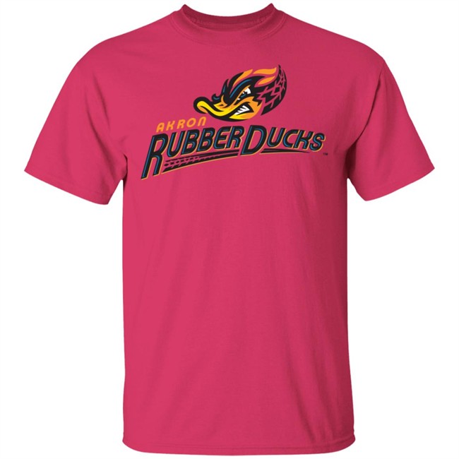 Akron Rubber Ducks Logo White Shirt Akron Rubber Ducks Logo White Shirt