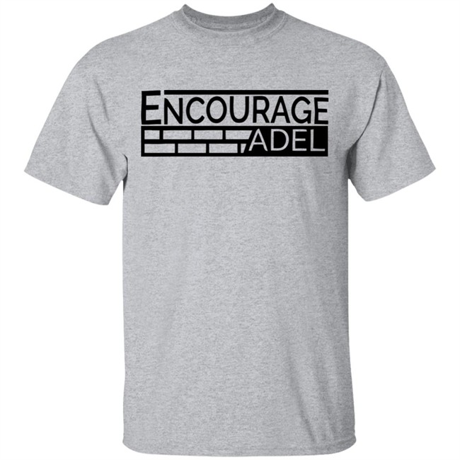 Iconic Apparel Encourage Adel Campaign Gray Shirt