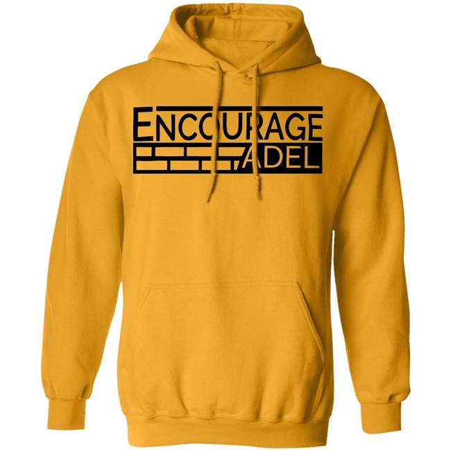 Iconic Apparel Encourage Adel Campaign Gray Shirt Iconic Apparel Encourage Adel Campaign Gray Shirt