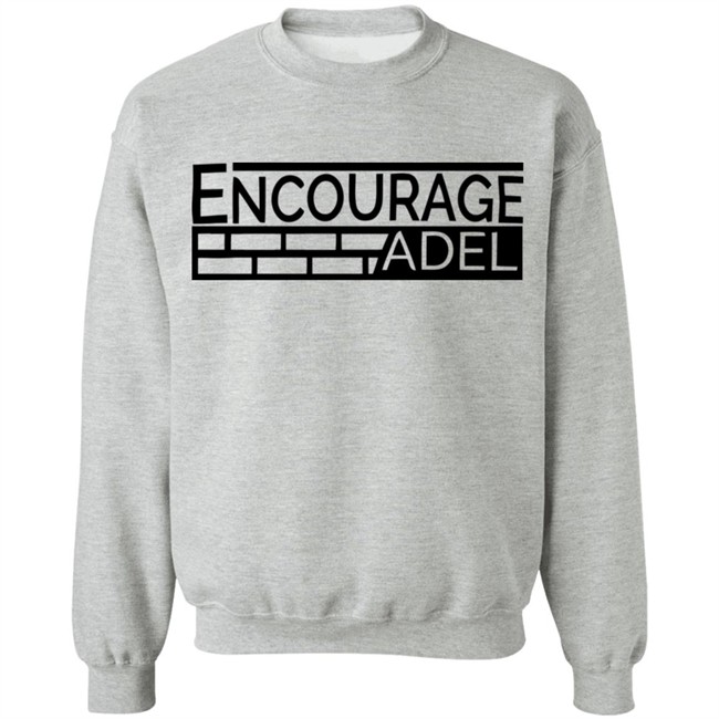 Iconic Apparel Encourage Adel Campaign Gray Shirt Iconic Apparel Encourage Adel Campaign Gray Shirt