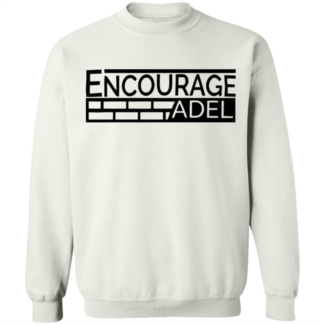 Iconic Apparel Encourage Adel Campaign Gray Shirt Iconic Apparel Encourage Adel Campaign Gray Shirt
