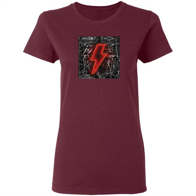 ACDC Merch Bolt N' Wires Black T Shirt ACDC Merch Bolt N' Wires Black T Shirt