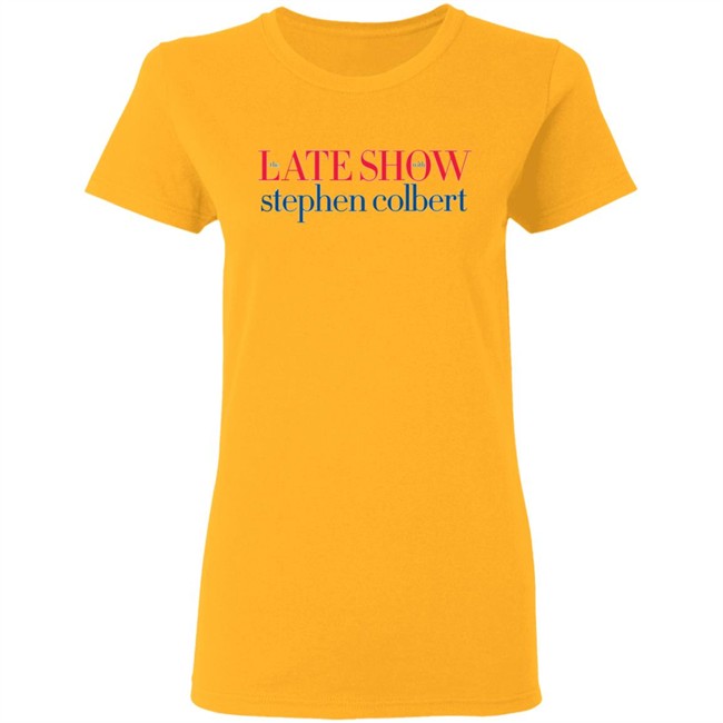 The Late Show With Stephen Colbert White Shirt The Late Show With Stephen Colbert White Shirt