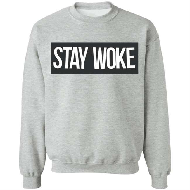 Stay Woke Conscious Streetwear White Shirt Stay Woke Conscious Streetwear White Shirt