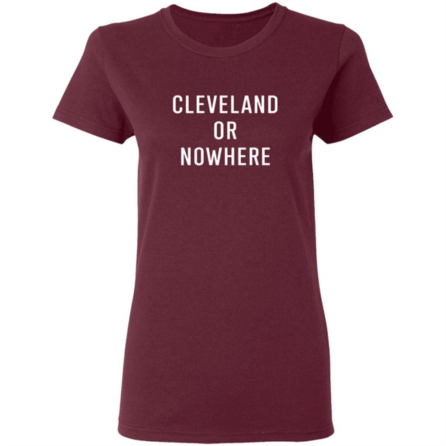 LEBRON JAME CLEVELAND OR NOW HERE TEE SHIRT LEBRON JAME CLEVELAND OR NOW HERE TEE SHIRT