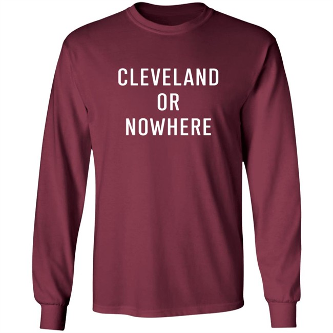 LEBRON JAME CLEVELAND OR NOW HERE TEE SHIRT LEBRON JAME CLEVELAND OR NOW HERE TEE SHIRT