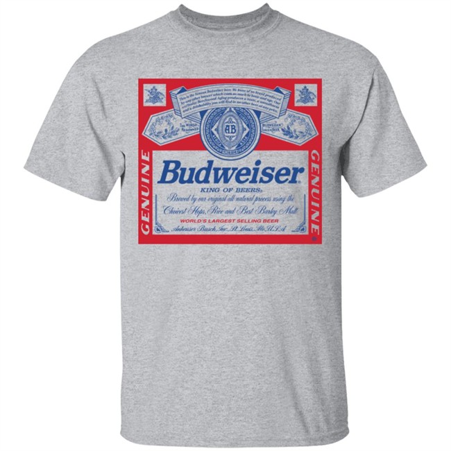 Vintage Junk Food Budweiser White T Shirt Vintage Junk Food Budweiser White T Shirt