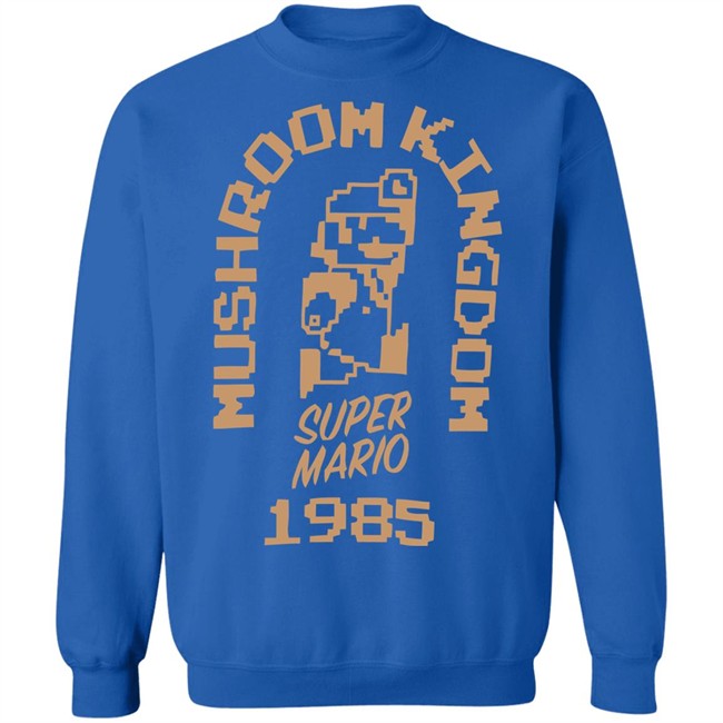Super Mario 35th anniversary Mushroom Kingdom 1985 T Shirt Super Mario 35th anniversary Mushroom Kingdom 1985 T Shirt