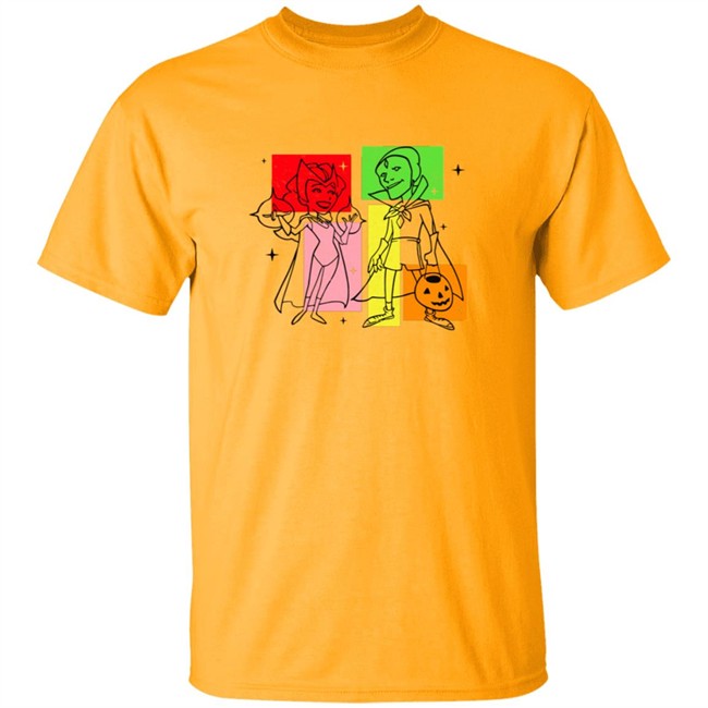 Marvel Halloween WandaVision Wanda And Vision 50s T Shirt Marvel Halloween WandaVision Wanda And Vision 50s T Shirt