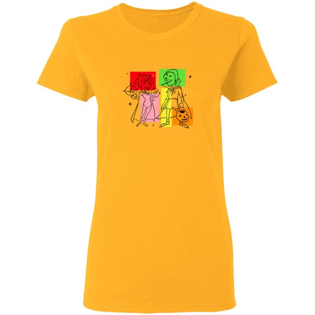 Marvel Halloween WandaVision Wanda And Vision 50s T Shirt Marvel Halloween WandaVision Wanda And Vision 50s T Shirt