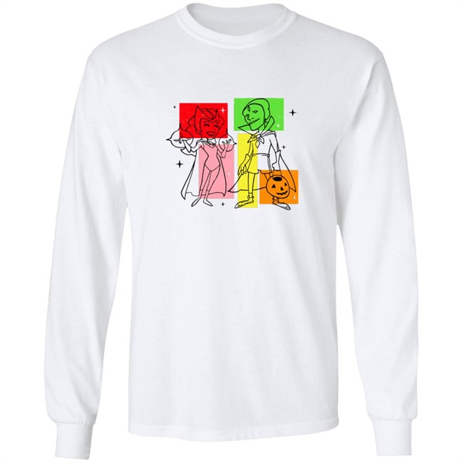 Marvel Halloween WandaVision Wanda And Vision 50s T Shirt Marvel Halloween WandaVision Wanda And Vision 50s T Shirt