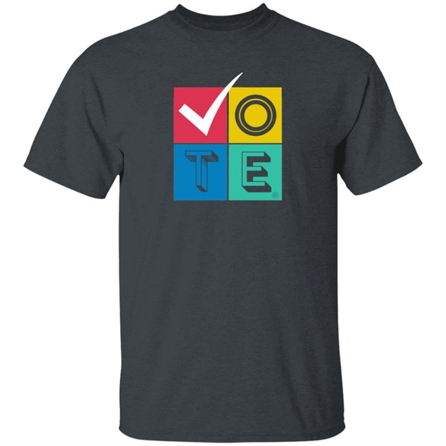 When We All Vote Nicky Hilton Encourages Us to Vote In Graphic T Shirt When We All Vote Nicky Hilton Encourages Us to Vote In Graphic T Shirt