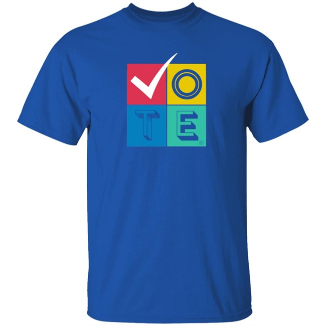 When We All Vote Nicky Hilton Encourages Us to Vote In Graphic T Shirt When We All Vote Nicky Hilton Encourages Us to Vote In Graphic T Shirt