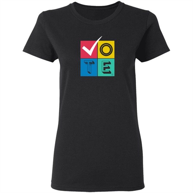 When We All Vote Nicky Hilton Encourages Us to Vote In Graphic T Shirt When We All Vote Nicky Hilton Encourages Us to Vote In Graphic T Shirt