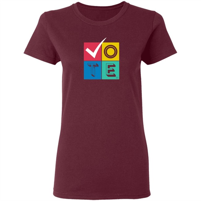 When We All Vote Nicky Hilton Encourages Us to Vote In Graphic T Shirt When We All Vote Nicky Hilton Encourages Us to Vote In Graphic T Shirt