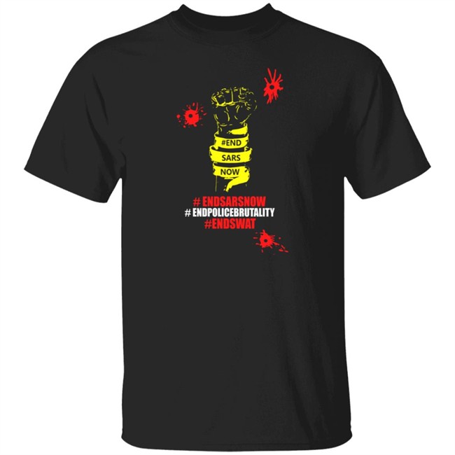 End Sars Now End SWAT End Police Brutality Shirt