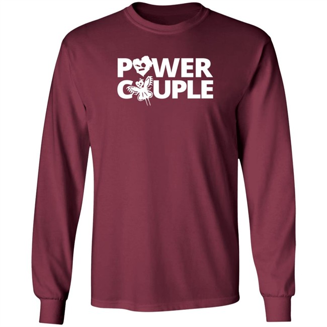 WWE Merch Johnny Gargano Candice LeRae Power Couple T Shirt WWE Merch Johnny Gargano Candice LeRae Power Couple T Shirt