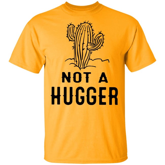 Not A Hugger CactusT Shirt Tee White Boutique Funny Cactus Shirts Not A Hugger CactusT Shirt Tee White Boutique Funny Cactus Shirts