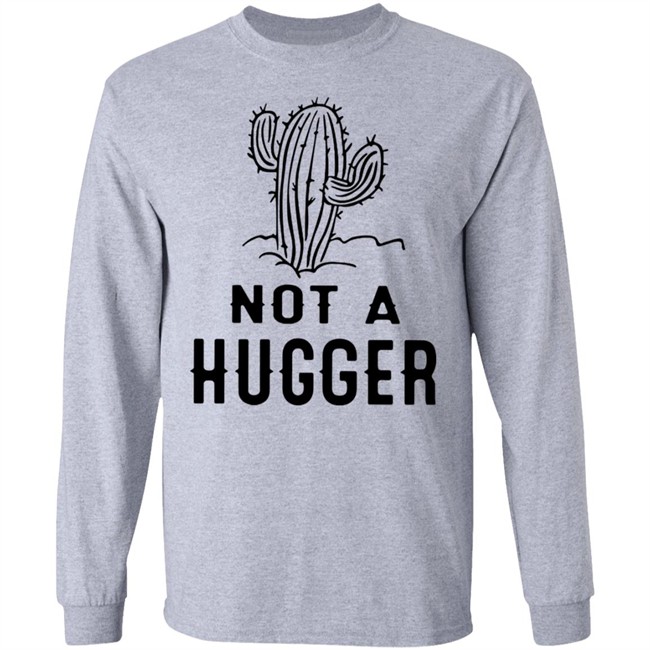 Not A Hugger CactusT Shirt Tee White Boutique Funny Cactus Shirts Not A Hugger CactusT Shirt Tee White Boutique Funny Cactus Shirts