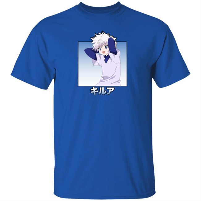 HXH KILLUA INDIVIDUAL Hypland SHIRT Hypland T SHIRT HXH KILLUA INDIVIDUAL Shirt HXH KILLUA INDIVIDUAL Hypland SHIRT Hypland T SHIRT HXH KILLUA INDIVIDUAL Shirt