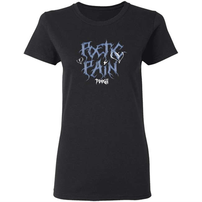 Toosii2x Merch Toosii Poetic Pain T-Shirt Toosii2x Merch Toosii Poetic Pain T-Shirt