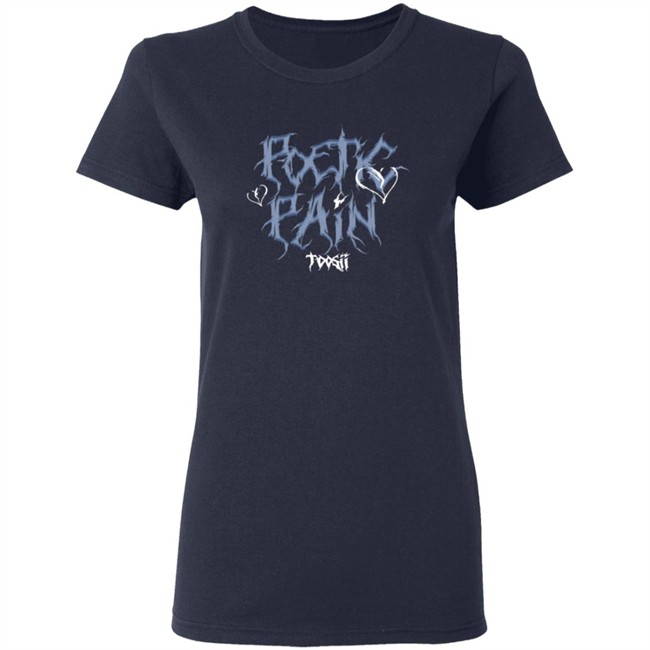 Toosii2x Merch Toosii Poetic Pain T-Shirt Toosii2x Merch Toosii Poetic Pain T-Shirt