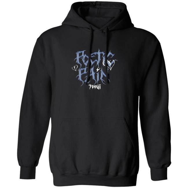 Toosii2x Merch Toosii Poetic Pain T-Shirt Toosii2x Merch Toosii Poetic Pain T-Shirt