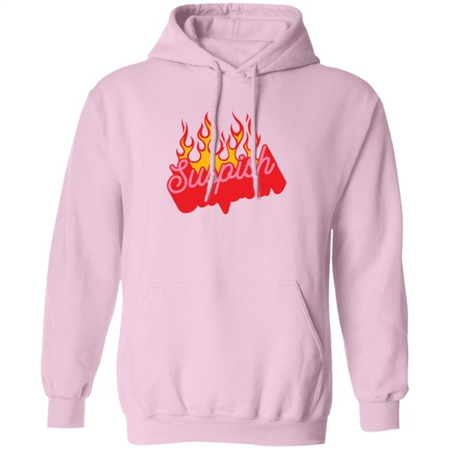 Bailey Sarian Suspish Flame Hoodie MerchLabs Hoodies Sweatshirt Bailey Sarian Suspish Flame Merch Lab Hoode Sweatshirt