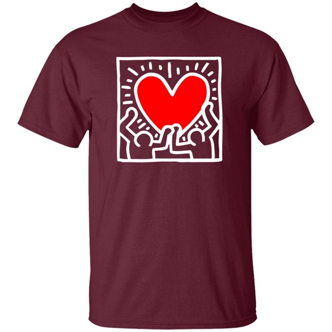 Keith Haring Holding Heart Pop Shop T Shirt Pop Shop T Shirts Keith Haring Holding Heart T Shirt Keith Haring Holding Heart Pop Shop T Shirt Pop Shop T Shirts Keith Haring Holding Heart T Shirt