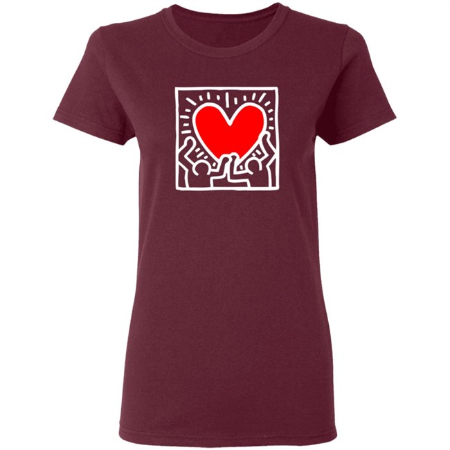 Keith Haring Holding Heart Pop Shop T Shirt Pop Shop T Shirts Keith Haring Holding Heart T Shirt Keith Haring Holding Heart Pop Shop T Shirt Pop Shop T Shirts Keith Haring Holding Heart T Shirt