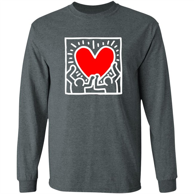 Keith Haring Holding Heart Pop Shop T Shirt Pop Shop T Shirts Keith Haring Holding Heart T Shirt Keith Haring Holding Heart Pop Shop T Shirt Pop Shop T Shirts Keith Haring Holding Heart T Shirt