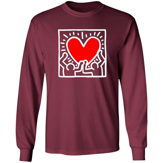 Keith Haring Holding Heart Pop Shop T Shirt Pop Shop T Shirts Keith Haring Holding Heart T Shirt Keith Haring Holding Heart Pop Shop T Shirt Pop Shop T Shirts Keith Haring Holding Heart T Shirt