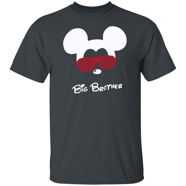 Mickey Mouse Big Brother Black T Shirt Mickey Mouse Big Brother Black T Shirt