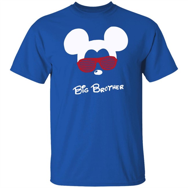 Mickey Mouse Big Brother Black T Shirt Mickey Mouse Big Brother Black T Shirt