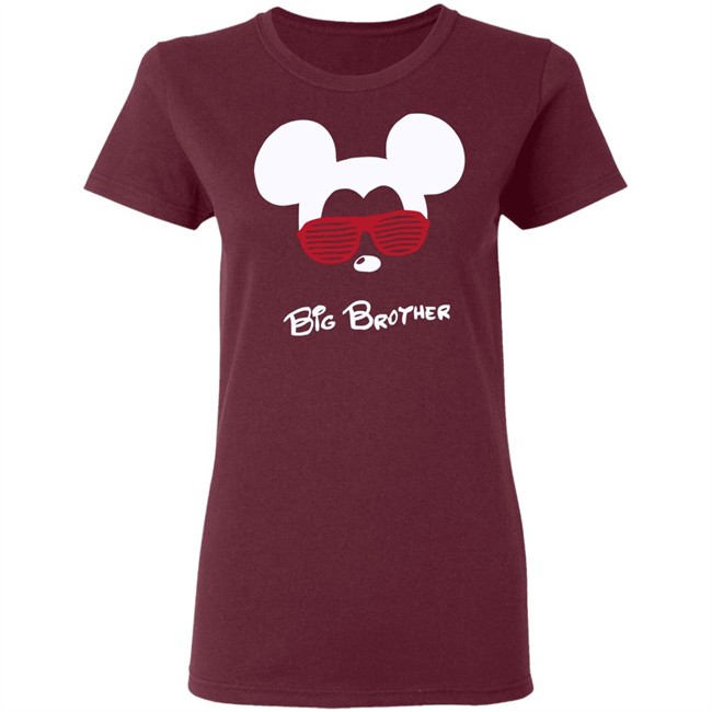 Mickey Mouse Big Brother Black T Shirt Mickey Mouse Big Brother Black T Shirt